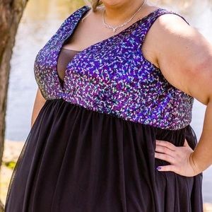 Starry Night Evening Gown